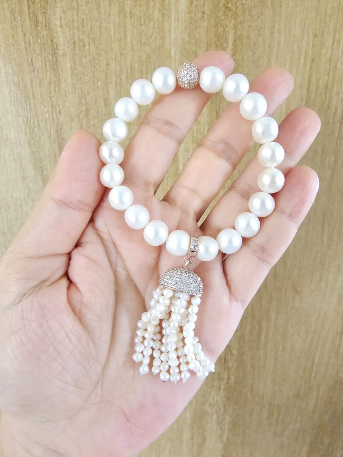 Lizzy Pulsera de Perlas