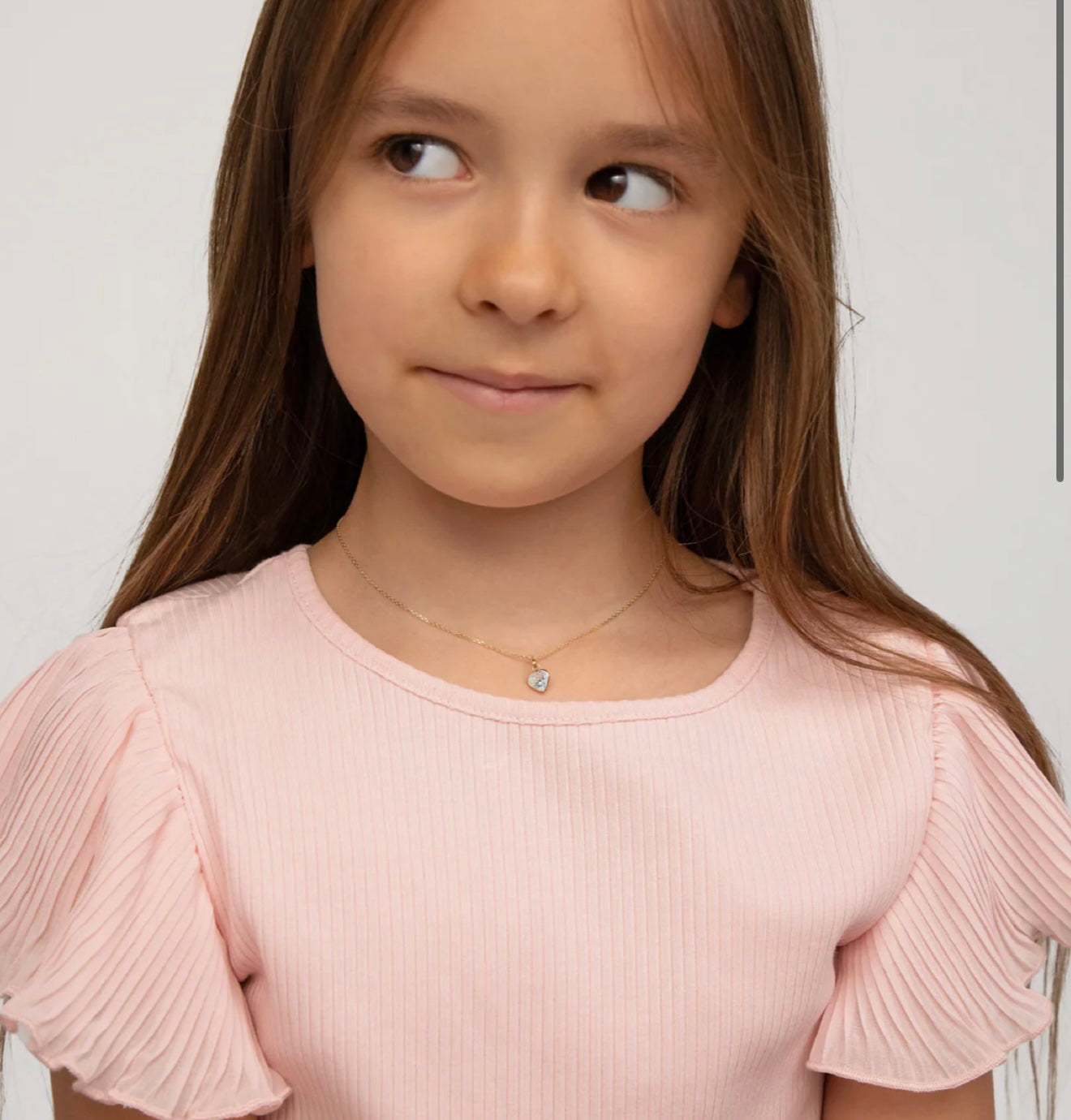 Dije en oro de 14k en forma de corazón