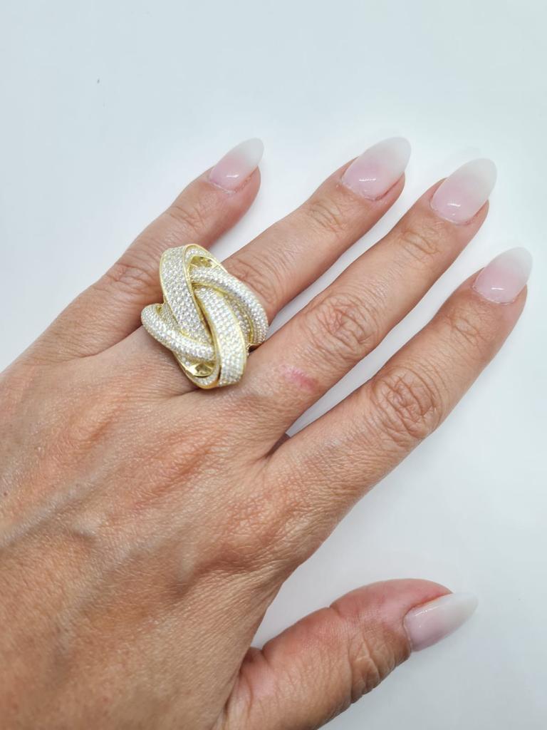 Joyería Fina, para toda ocasión, sisters jewelry, Just $2450.00! ShopAnillo maxi de nudo con zircones now at Sister'sJewelrySister'sJewelry{TAGS