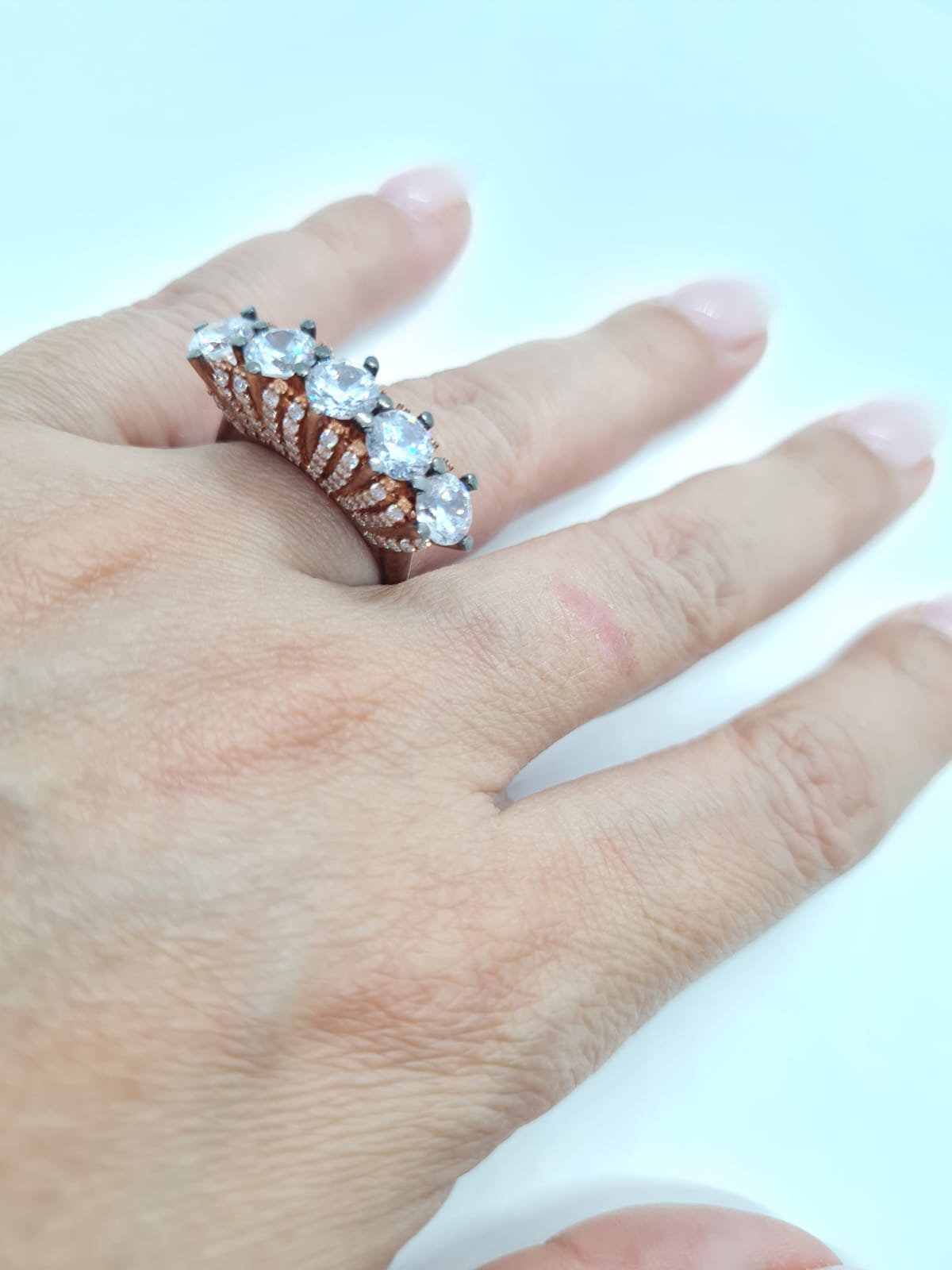 Exquisita joyería, para elevar tu estilo! , sisters jewelry, Just $1200.00! ShopAnillo 5 piedras now at Sister'sJewelrySister'sJewelry{TAGS