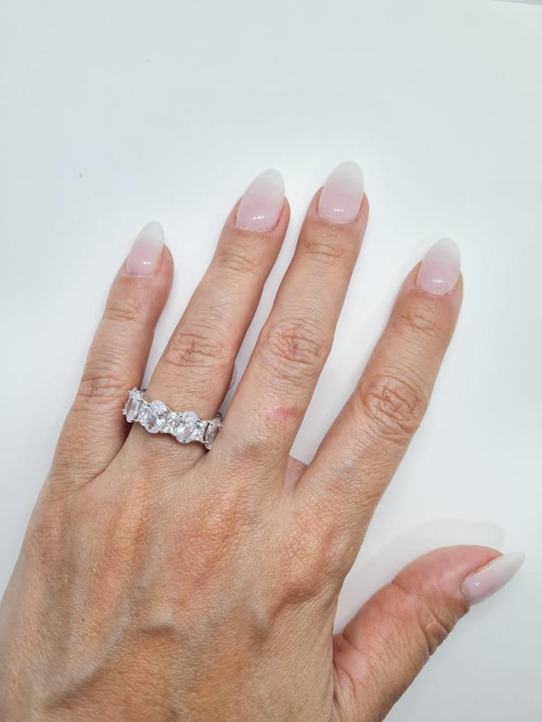 Joyería Fina, para toda ocasión } from {sisters jewelry} - Just $1200.00! ShopAnillo de banda con zircones ovalados y redondos now at Sister'sJewelrySister'sJewelryAnillos