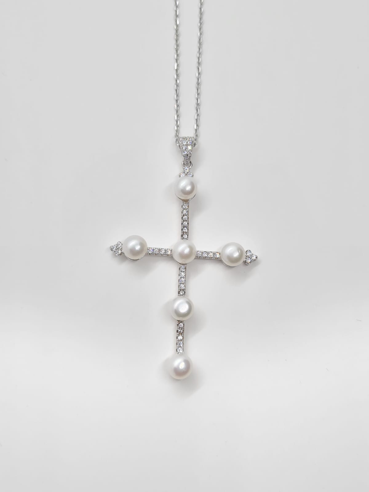 Exquisita joyería, para elevar tu estilo! , sisters jewelry, Just $1350.00! ShopCadena de Cruz con Perlas now at Sister'sJewelrySister'sJewelry{TAGS