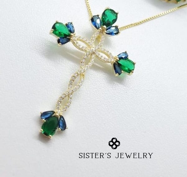 Exquisita joyería, para elevar tu estilo! , sisters jewelry, Just $1200.00! ShopCruz con micro pavé y encrustaciones now at Sister'sJewelrySister'sJewelry{TAGS