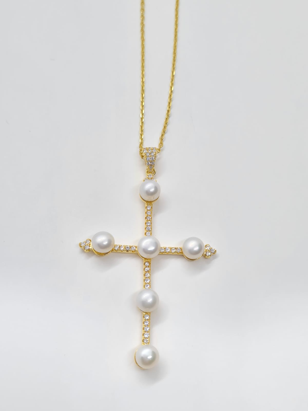 Joyería Fina, para toda ocasión, sisters jewelry, Just $1350.00! ShopCadena de Cruz con Perlas now at Sister'sJewelrySister'sJewelry{TAGS