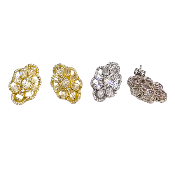 Ivy Aritos en Plata 925 con Zircones Baguette
