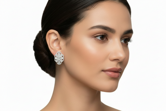 Ivy Aritos en Plata 925 con Zircones Baguette