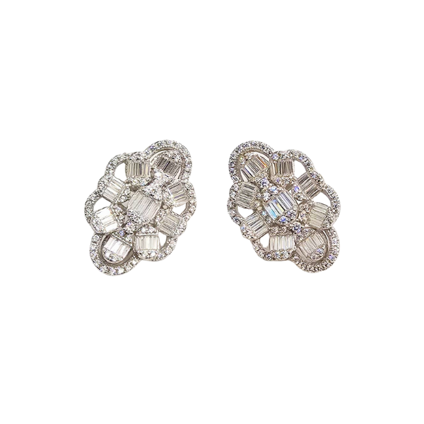Ivy Aritos en Plata 925 con Zircones Baguette