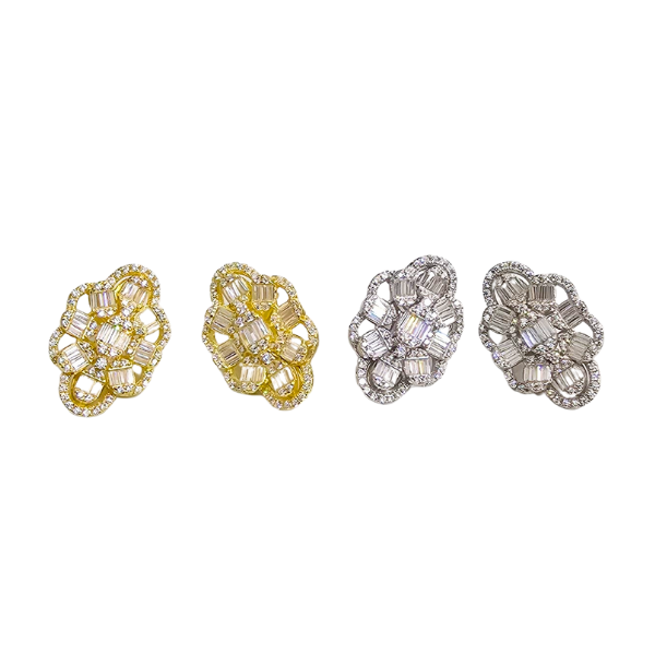 Ivy Aritos en Plata 925 con Zircones Baguette