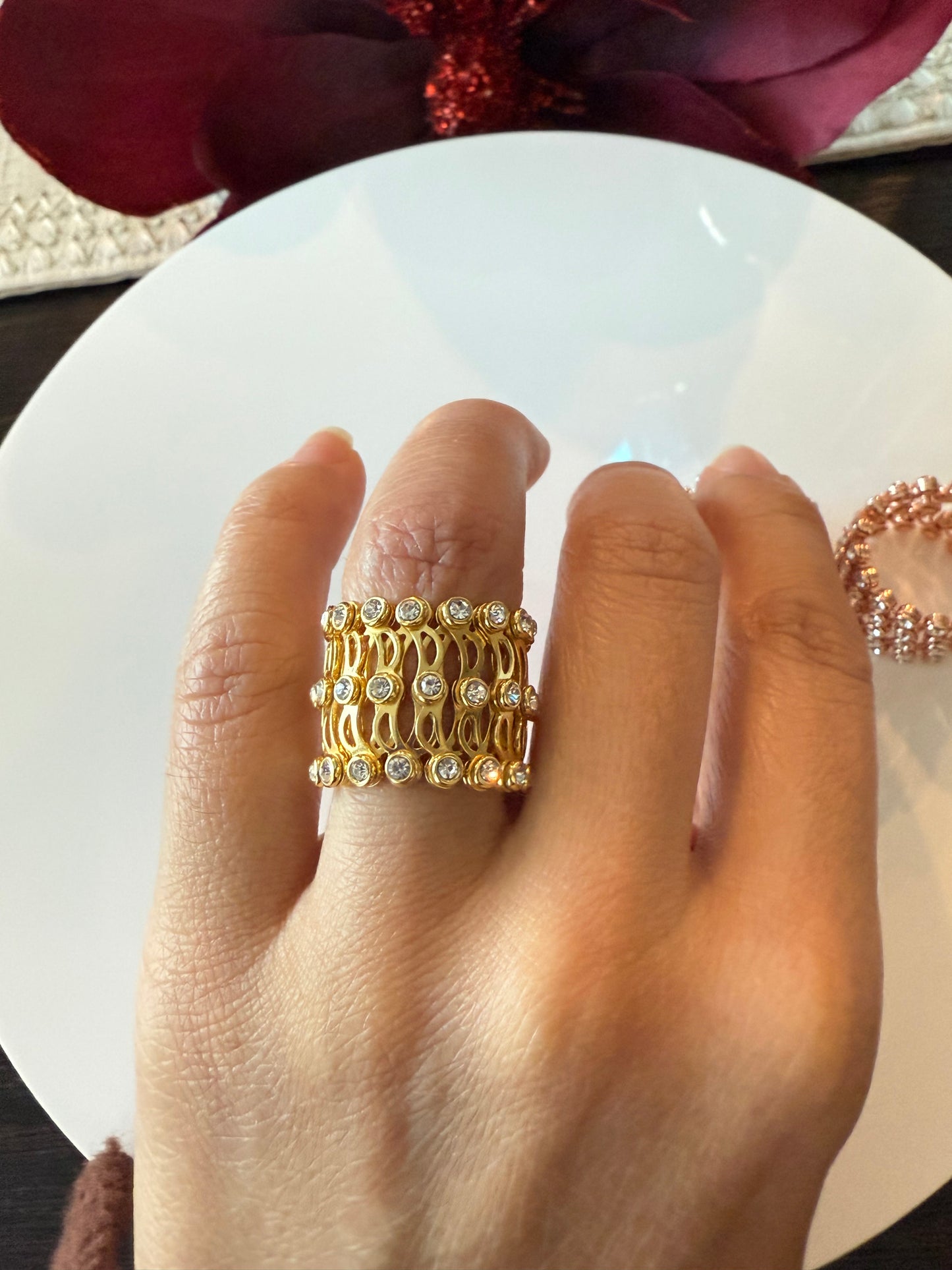 Anillo doble uso, úsalos como anillo y pulsera