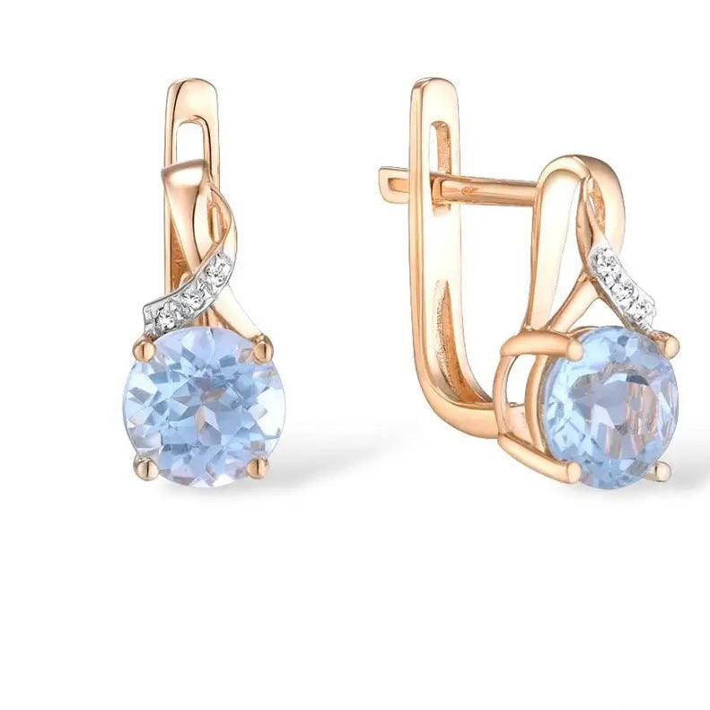 Exquisita joyería, para elevar tu estilo! , sisters jewelry, Just $5900! ShopAritos de oro y topacio azul now at Sister'sJewelrySister'sJewelry{TAGS
