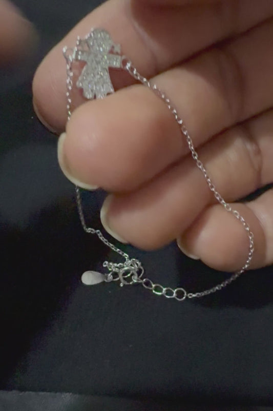 Pulsera Plata925 con dije de Niña