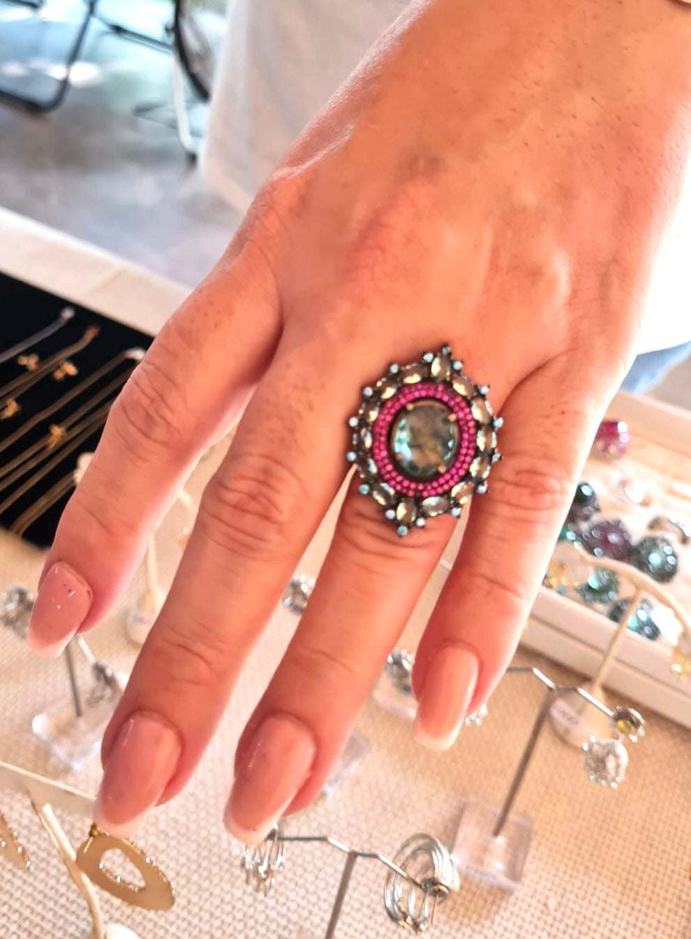 Joyería Fina, para toda ocasión, sisters jewelry, Just $2400.00! ShopAnillo grande con zircones now at Sister'sJewelrySister'sJewelry{TAGS