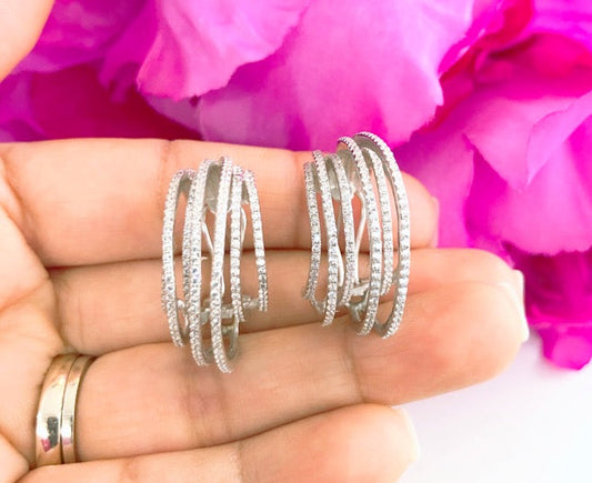 Joyería Fina, para toda ocasión } from {sisters jewelry} - Just $1650.00! ShopArgollas de strips de zircones now at Sister'sJewelrySister'sJewelryAritos