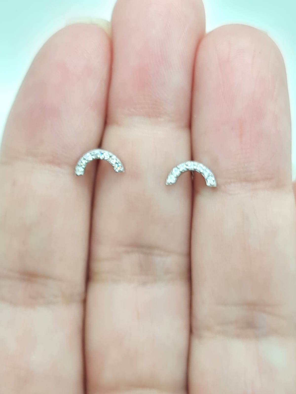 Joyería Fina, para toda ocasión } from {sisters jewelry} - Just $290.00! ShopMini stud de  Lunas now at Sister'sJewelrySister'sJewelryAritos