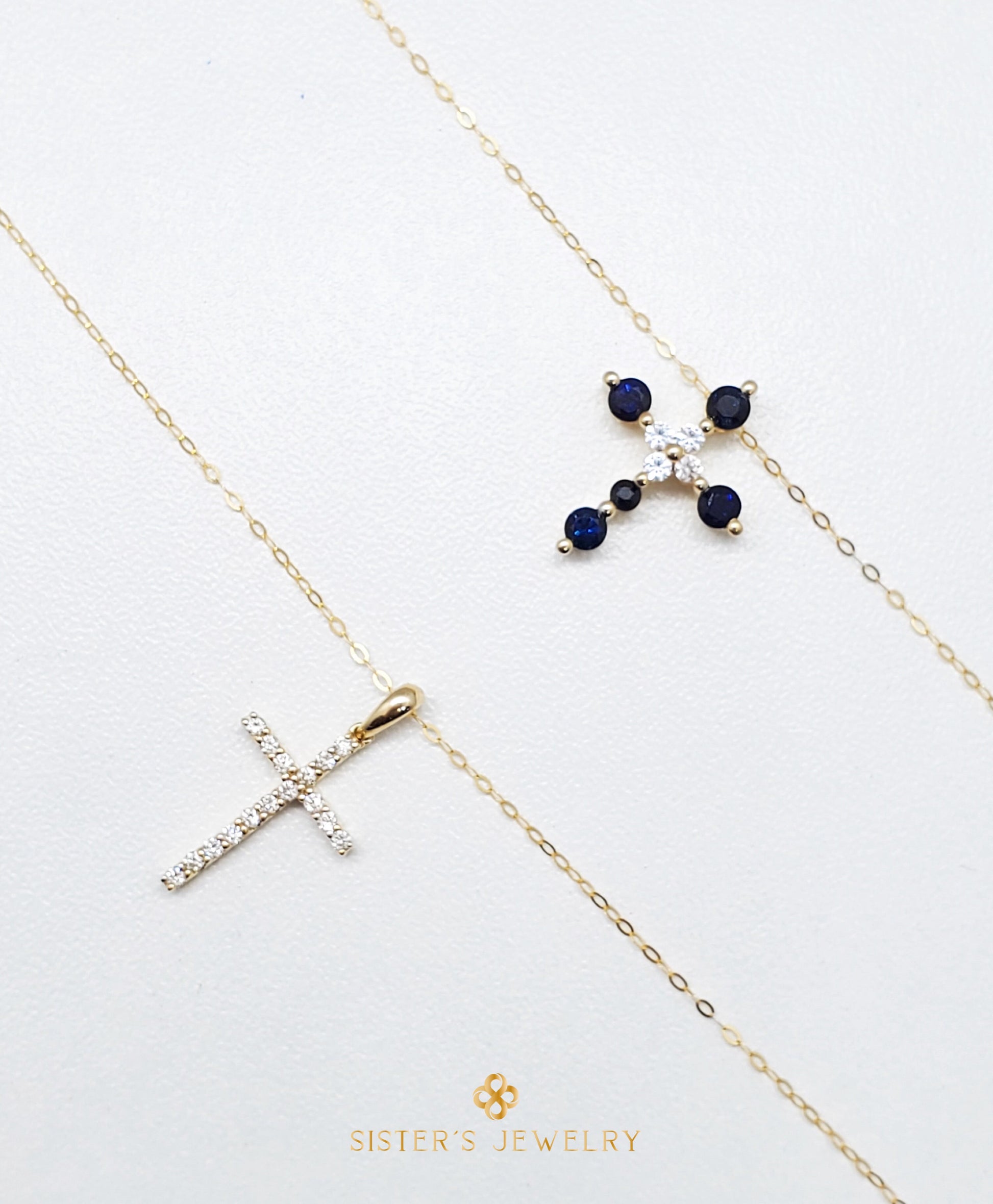Exquisita joyería, para elevar tu estilo! , sisters jewelry, Just $7300.00! ShopDije de Cruz en oro de 14k y diamantes now at Sister'sJewelrySister'sJewelry{TAGS
